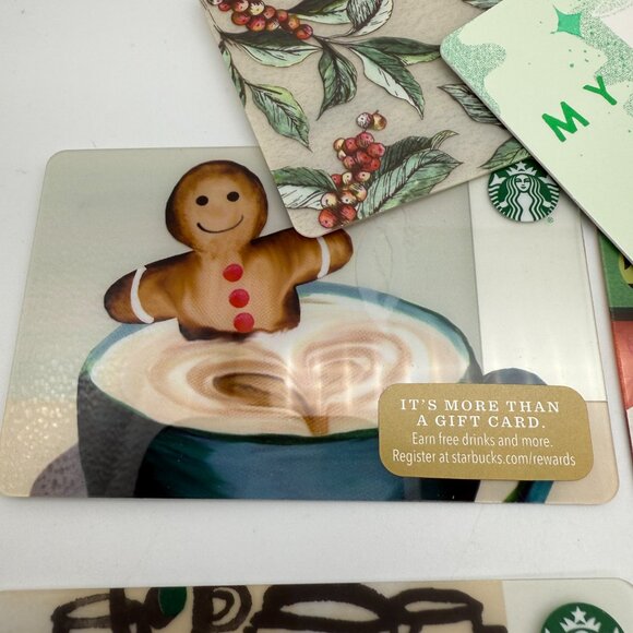 Lot of 24 Starbucks Cards 2015 to 2019 Year of The Monkey & Dog Braille– NICE! - Picture 5 of 12